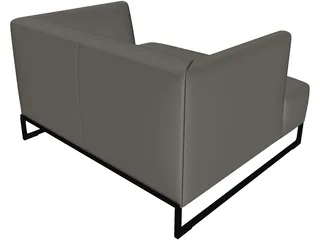 Corner Style Sofa 3D Model