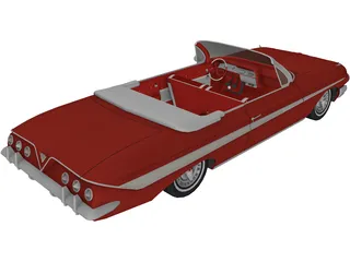 Chevrolet Impala SS Convertible (1961) 3D Model