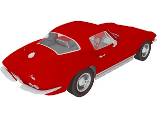 Chevrolet Corvette Stingray (1965) 3D Model