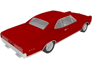 Pontiac GTO (1966) 3D Model