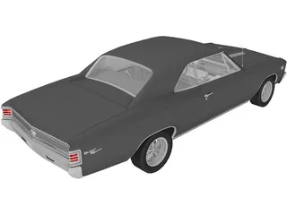 Chevrolet Chevelle SS (1967) 3D Model