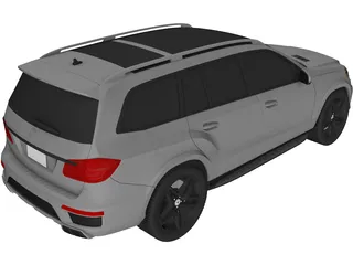 Mercedes-Benz GL 63 AMG (2012) 3D Model