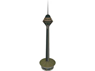 Tehran Milad Tower 3D Model