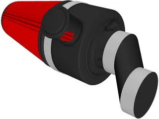 Marine Cone Air Filter 3D Model