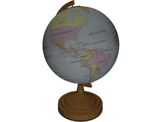 Globe 3D Model