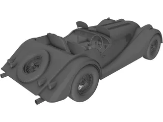 Morgan Plus 4 3D Model