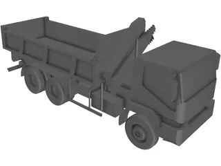 Dump Truck 3D Model