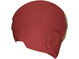 Iron Man Helmet 3D Model