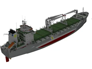 Rosaria Cement Ship 3D Model