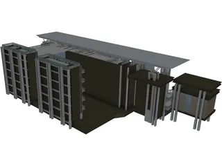 Building Office 3D Model