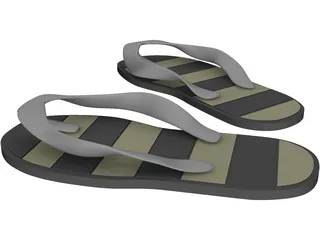 Slippers 3D Model