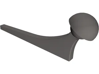 Hip Implant 3D Model