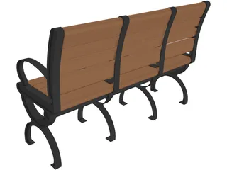 Bench 3D Model