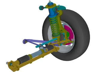 Suspension Front Off-Road 3D Model