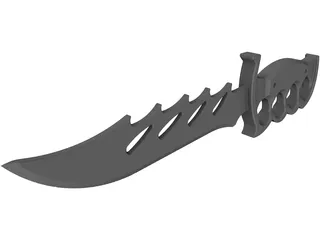 Knife 3D Model