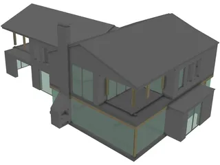 Modern House 3D Model