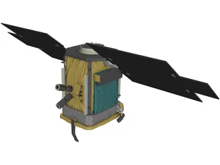 CloudSat Satellite 3D Model