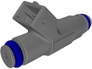 Bosch Fuel Injector 3D Model