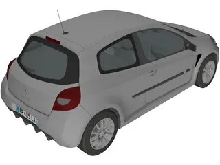 Renaul Clio RS (2007) 3D Model