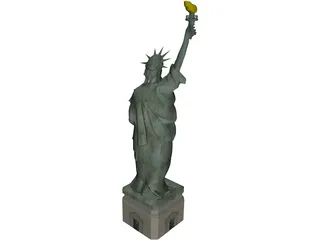 Statue of Liberty USA 3D Model