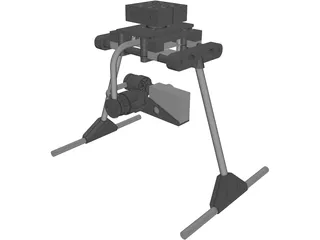 Gimbal for GoPro3 3D Model