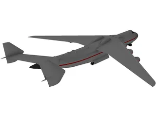 Antonov An 225 Airplane 3D Model