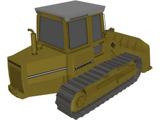 Liebherr Laderaupe 3D Model