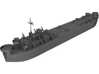 LST 511 Class 3D Model