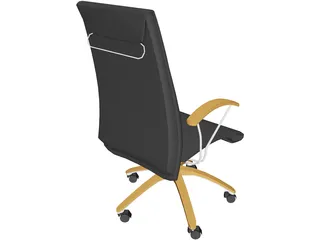 Chair Oxford Secretary 3D Model