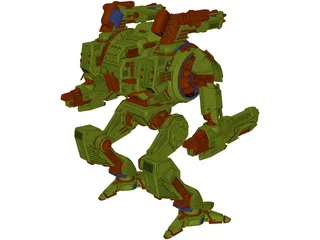 BloodAsp Battletech 3D Model