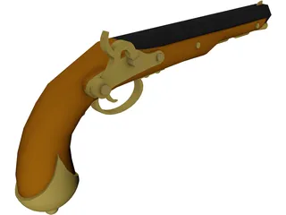 Pistol Dueling 3D Model