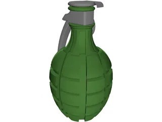 Grenade Pineapple 3D Model