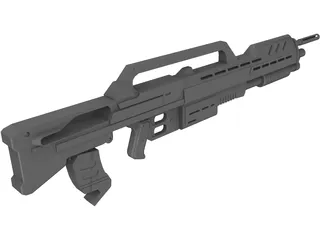 Morita Assault Rifle 3D Model