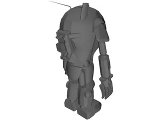 Super Armored Fighting Suit 3D Model