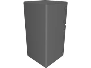 Refrigerator Old 3D Model