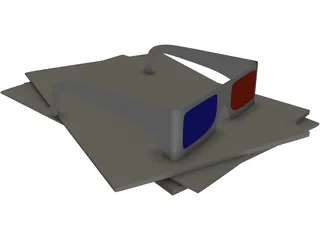 3D Glasses 3D Model