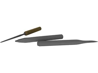 Chisels 3D Model