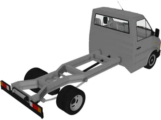 Volkswagen LT Single Cabin 3D Model