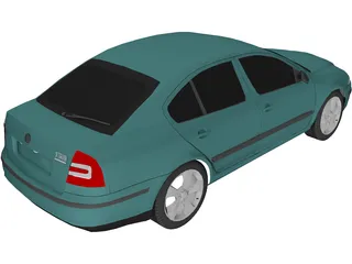 Skoda Octavia (2004) 3D Model