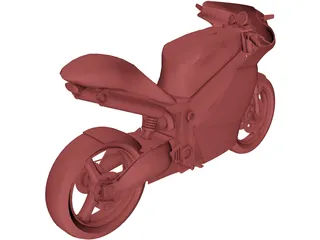 Motorcycle Sport 3D Model