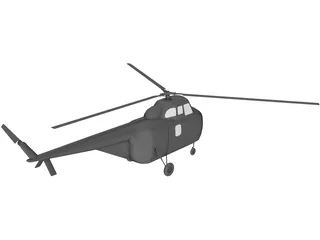 Sikorsky H-19 Chickasaw 3D Model