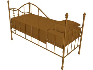 Bed Iron 3D Model