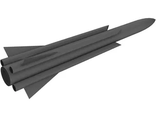 Missile AS17 Krypton 3D Model