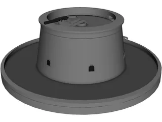 Martello Tower 3D Model