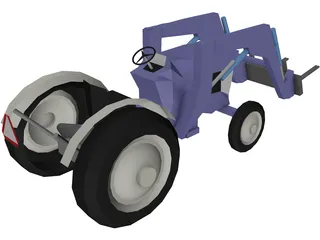 Tractor Farm 3D Model