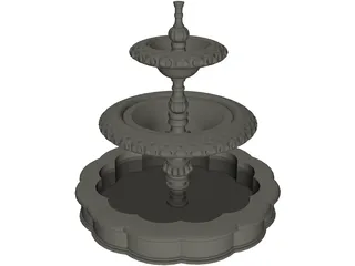 Fountain  3D Model