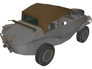 Schwimmwagen 3D Model