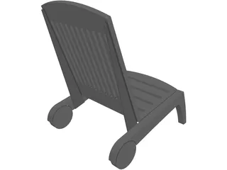 Swimming Pool Chair 3D Model