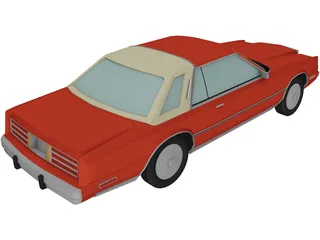 Dodge Mirada (1980) 3D Model