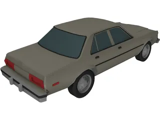 Plymouth Aspen (1981) 3D Model